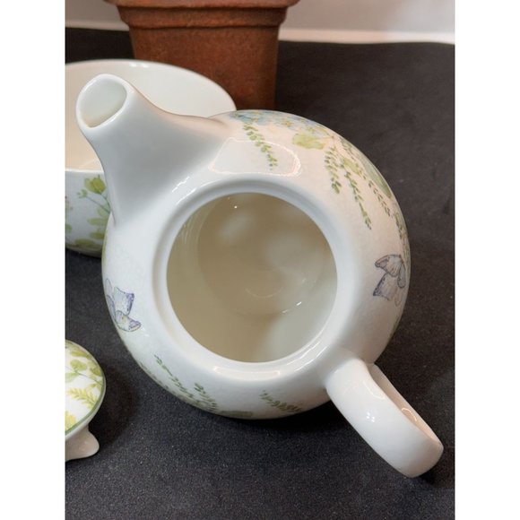 Summer River BV Copyright Porcelain Tea for One Blue Hydrangea - Picture 10 of 14